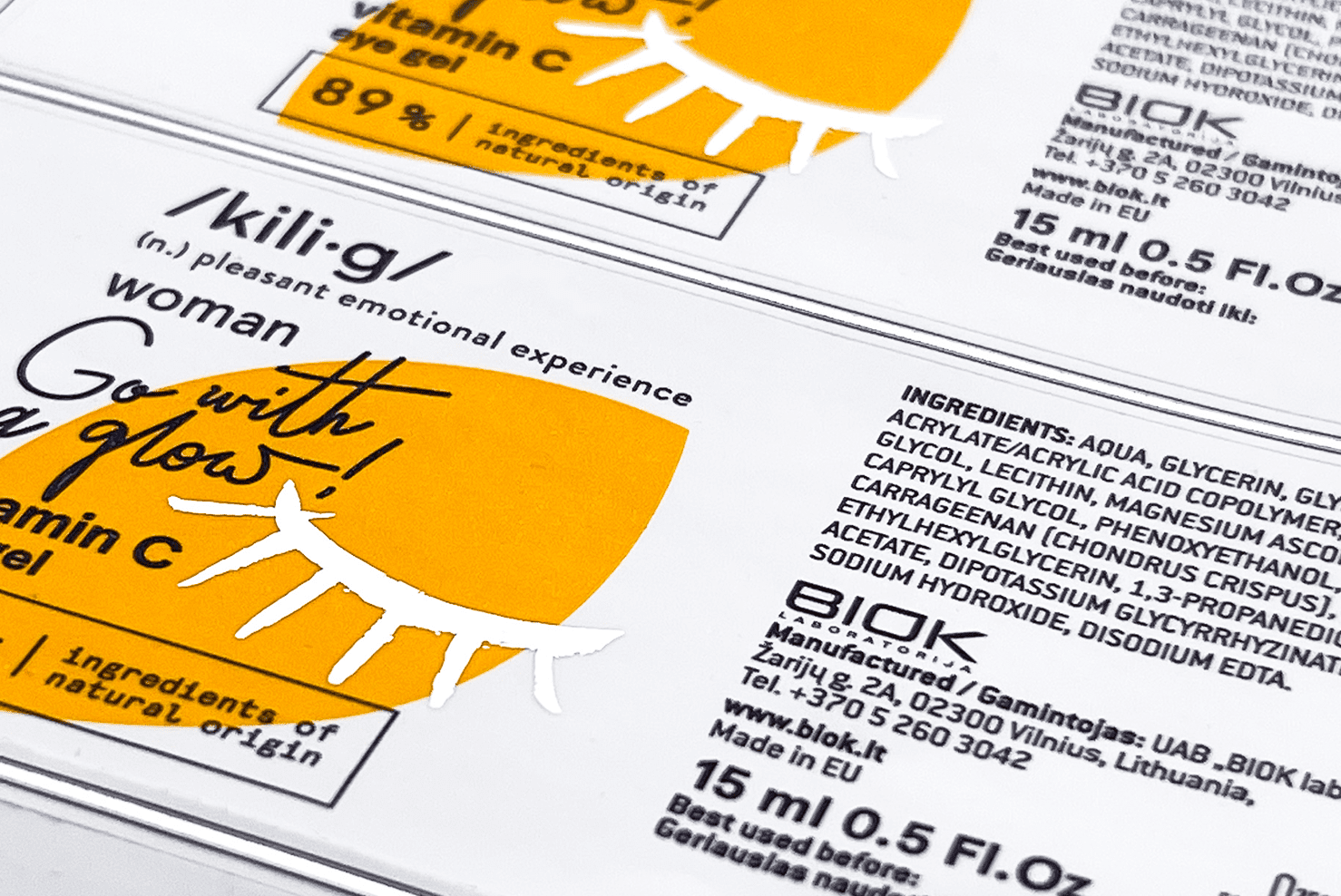 Personal Care Products Labels 